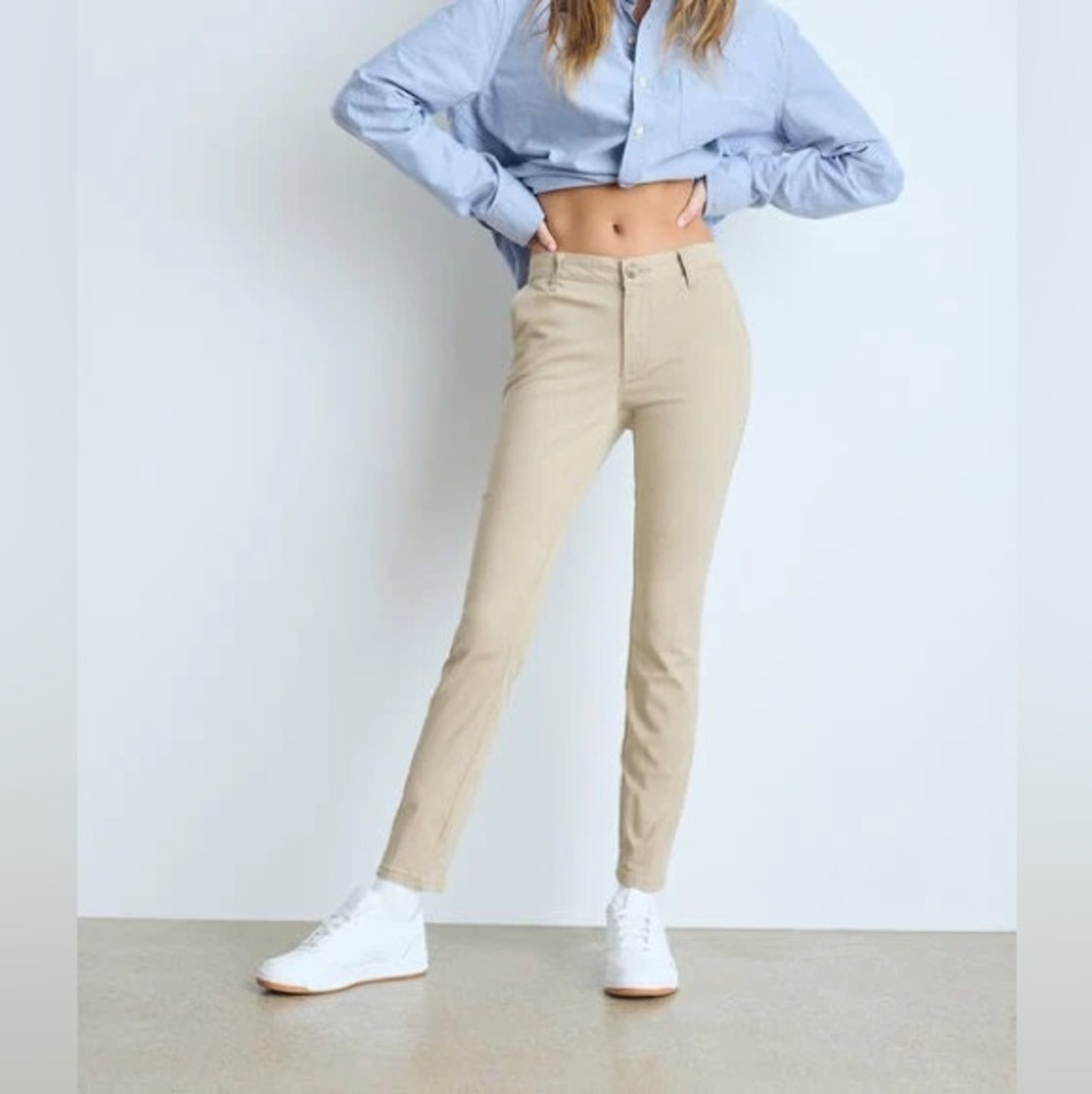 Unionbay Khaki Straight Leg Pants - 1